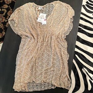 NET Becca Nordstrom Resort Swim suit cover up XS-S